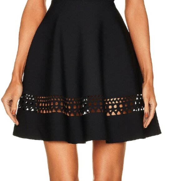 ALAIA:  Vienne Mini Skirt Black - size 36 , worn twice - Picture 1 of 9